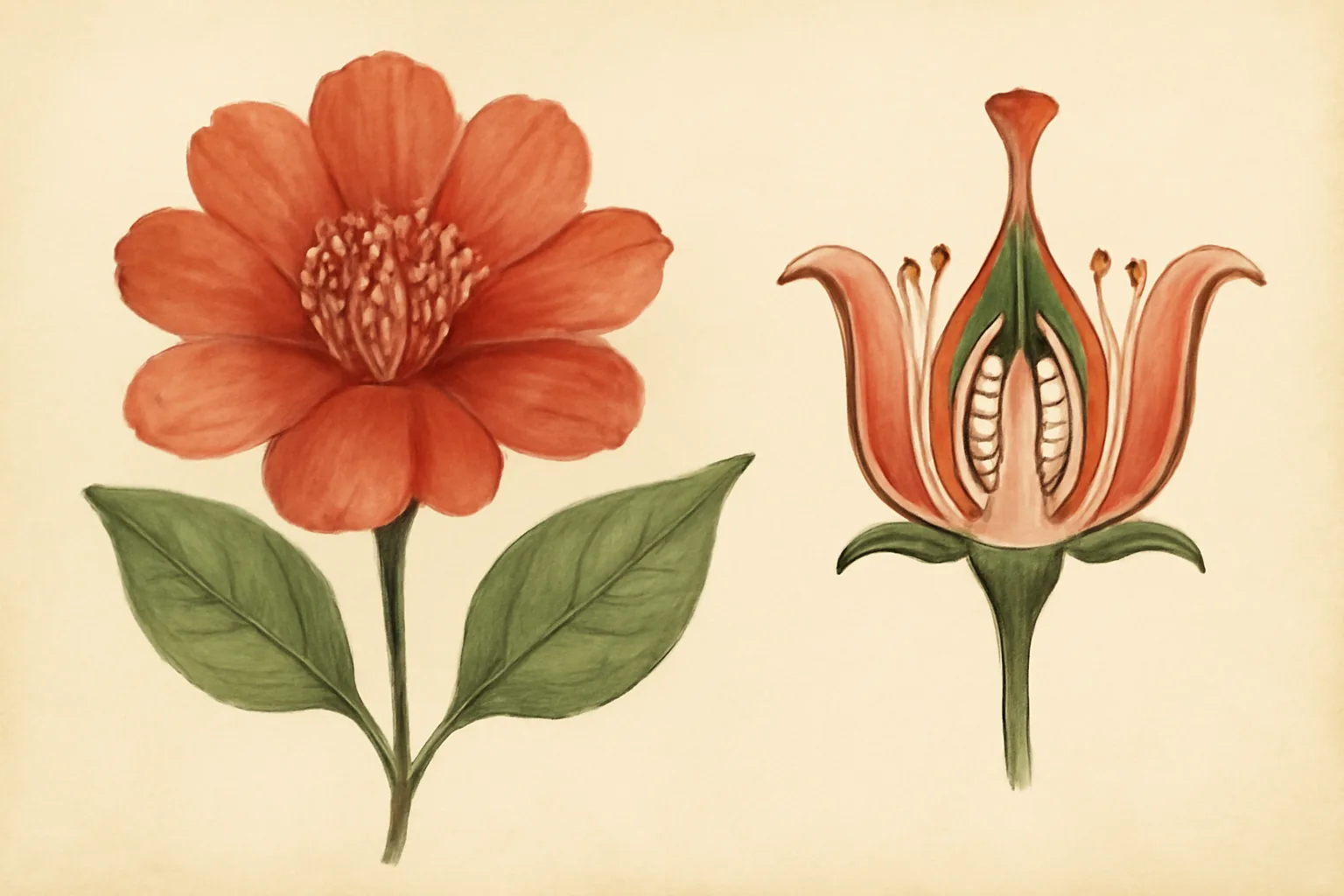 Educational plate illustrating morphological diversity of vulvas and clitoral glans, editorial style