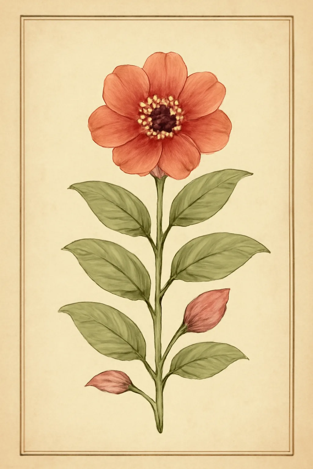 Planche botanique éditoriale — clitoris-moi.ch