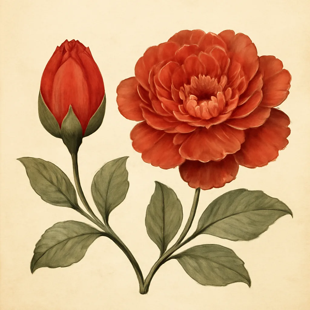 Illustration éditoriale botanique — Clitoris-moi.ch