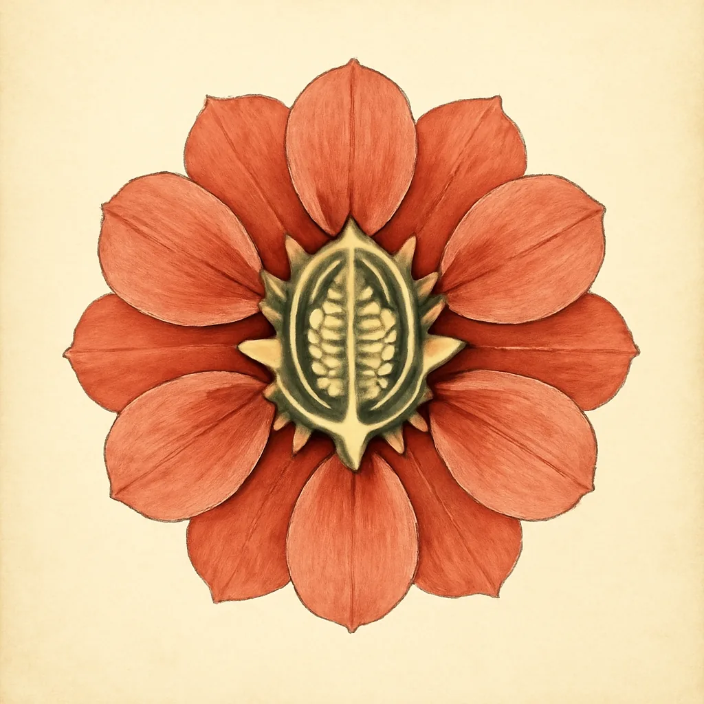 Illustration éditoriale botanique — Clitoris-moi.ch