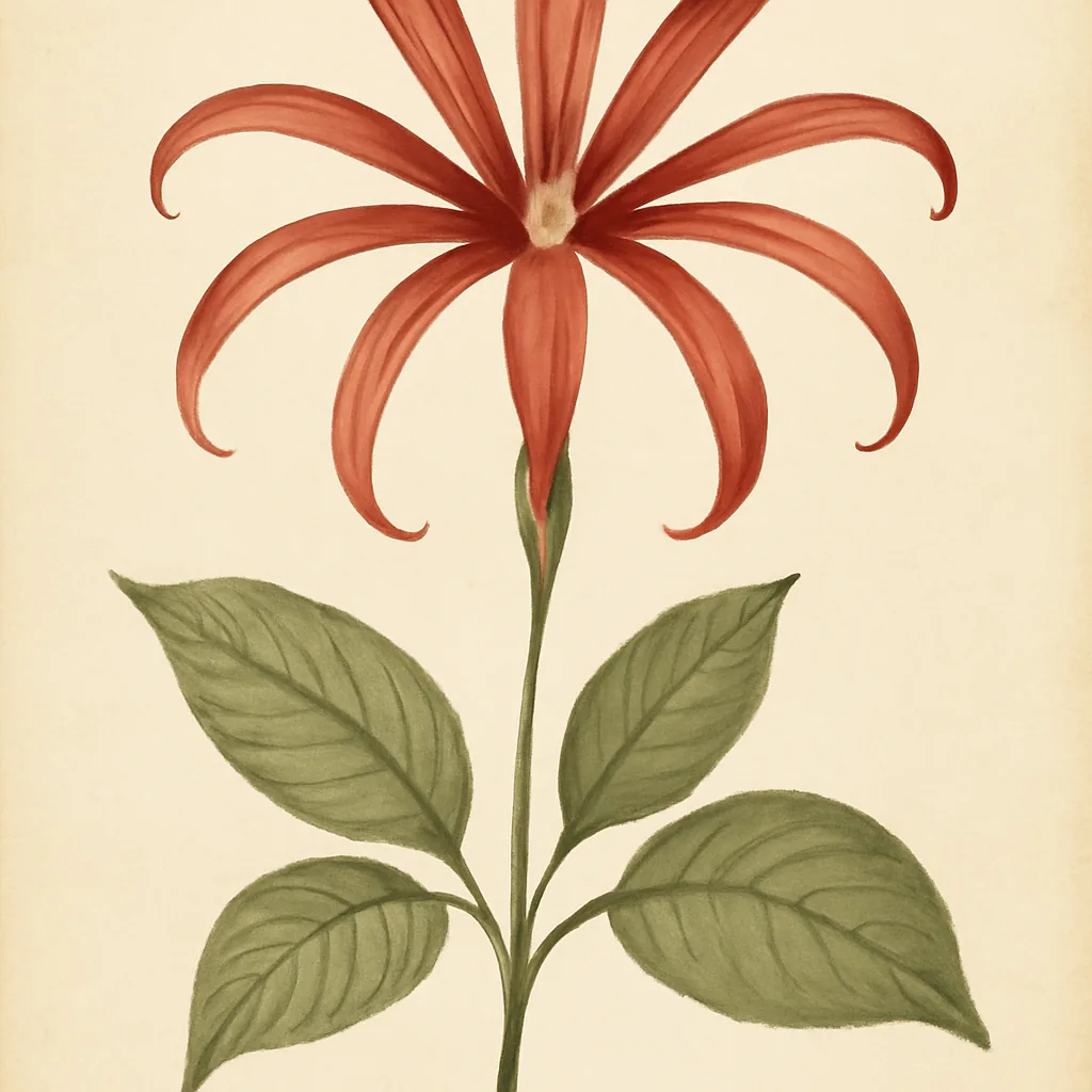 Illustration éditoriale botanique — Clitoris-moi.ch