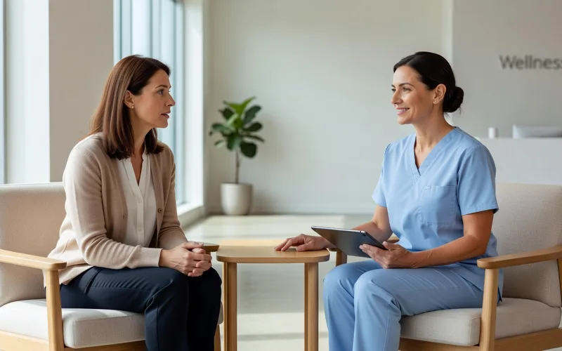 Infographie sur les effets de la m&eacute;nopause sur la sant&eacute; clitoridienne et les options th&eacute;rapeutiques